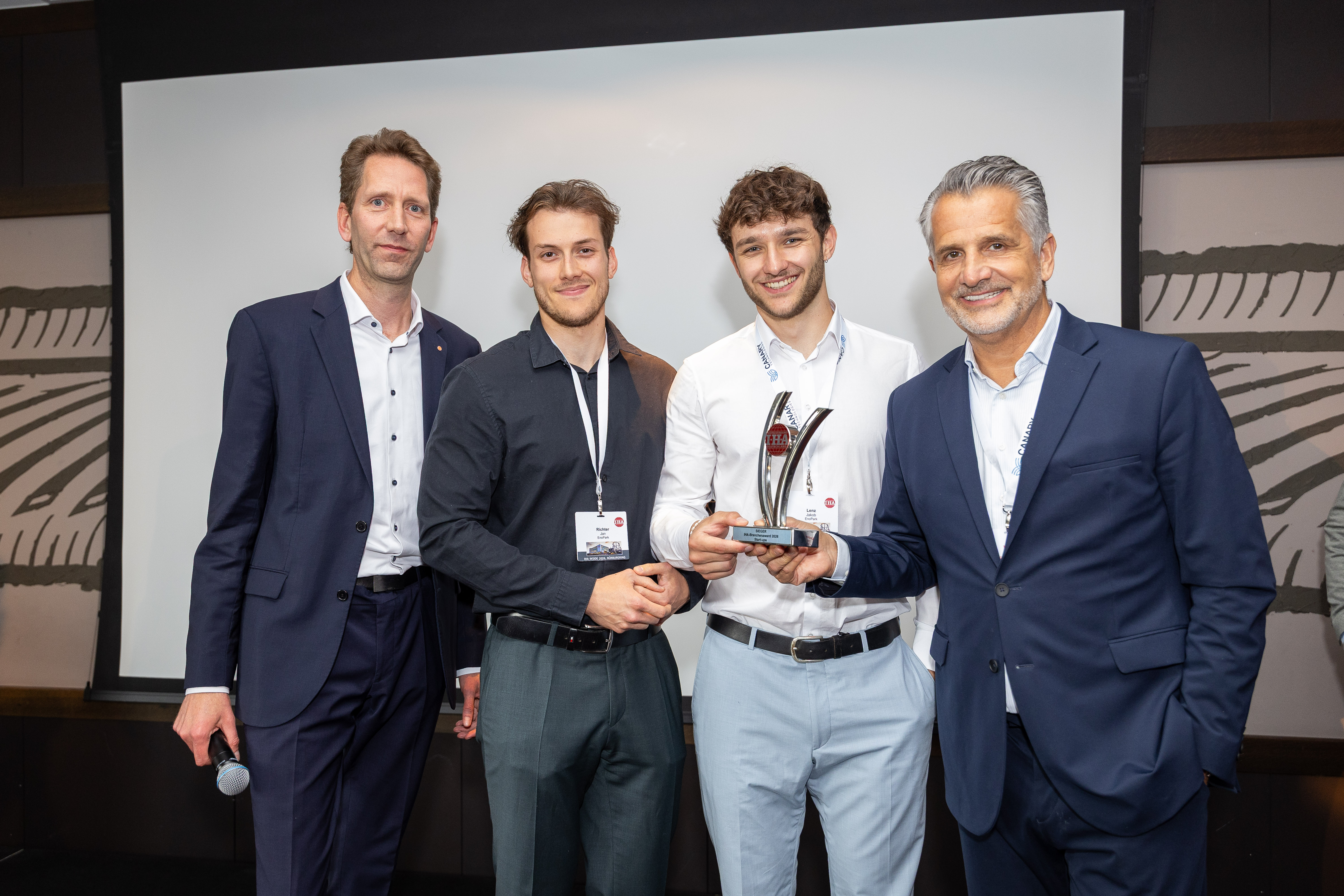 The EnoPark team at the IHA Start-up Award 2026 ceremony