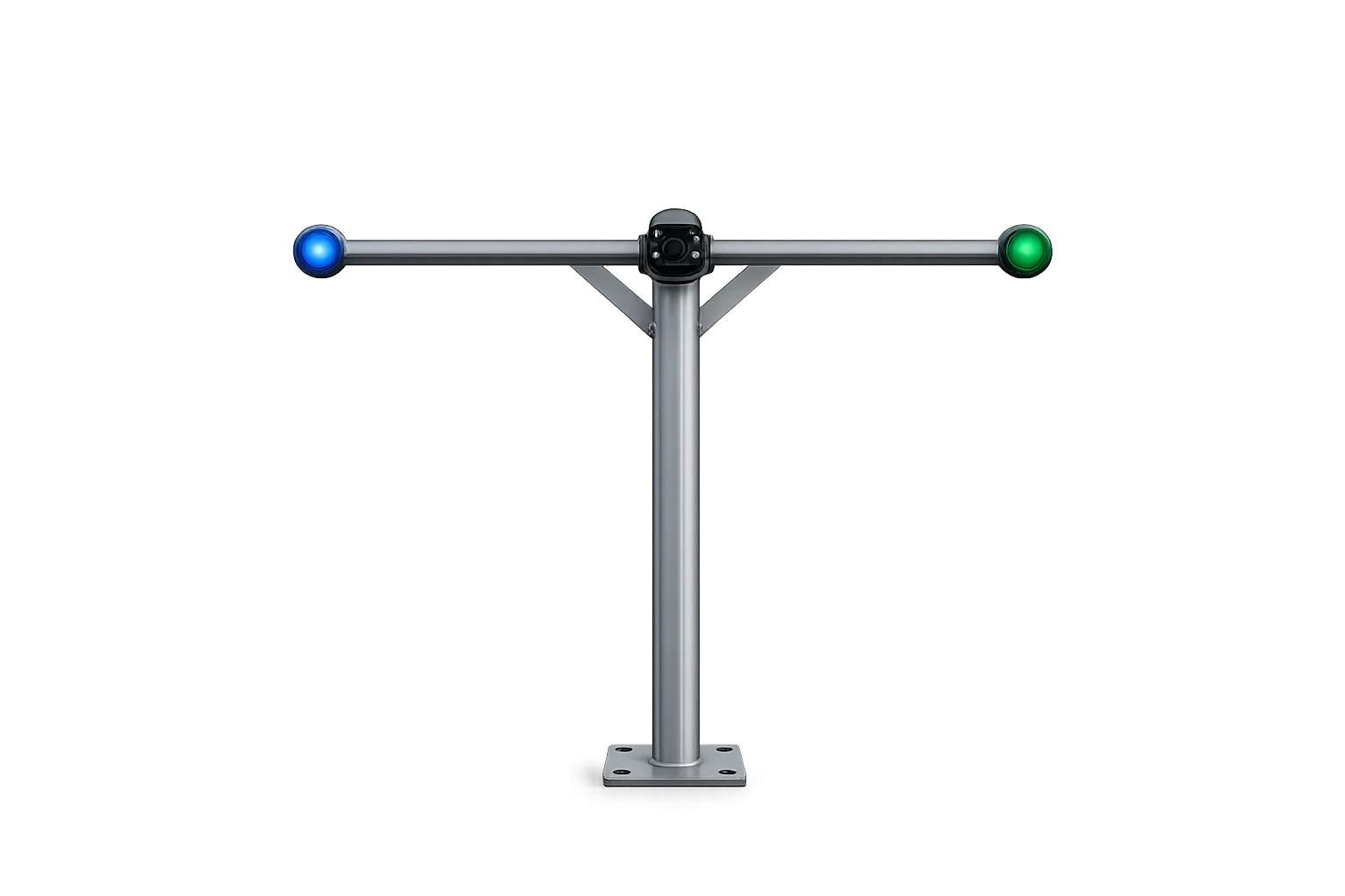 EnoPark on-site control system with LED status display for parking spaces